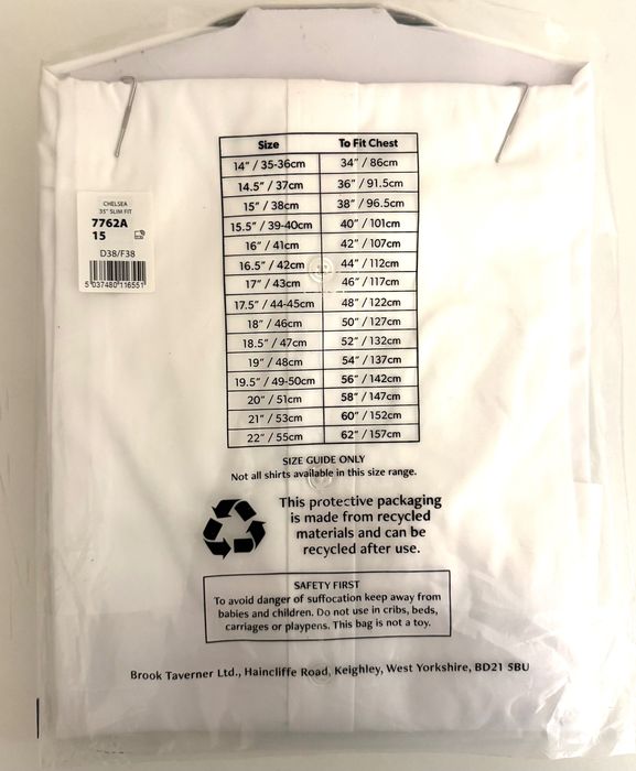 Оригинална Мъжка Риза Brook Taverner Chelsea с Дълъг Ръкав