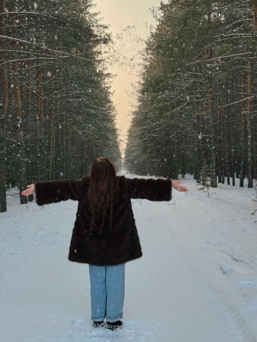 Женская Эко Шуба 90см