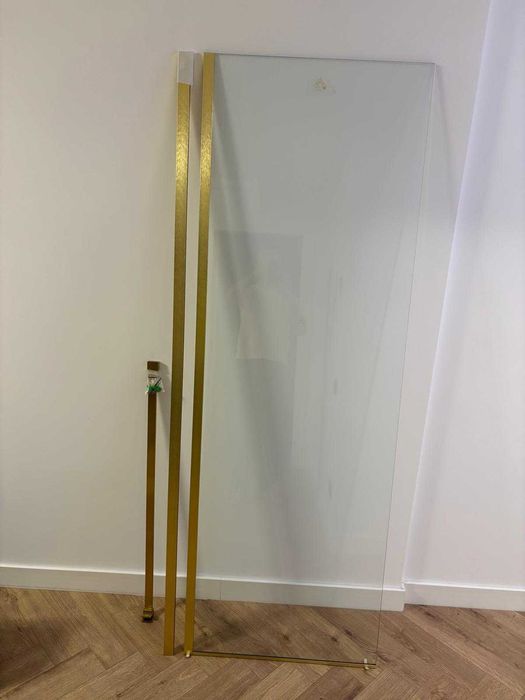 Paravan walk-in Fortuna, 8 mm, 70 x 200 cm, profil auriu