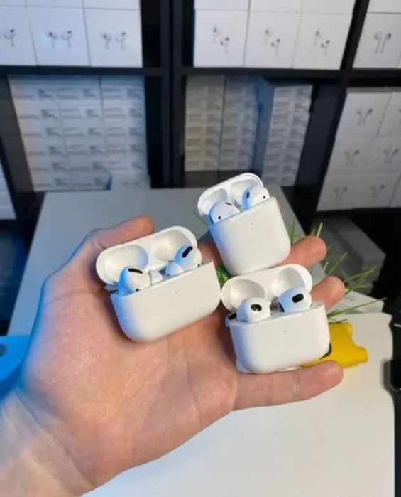 Наушники Airpods pro 2, 3, 4 , Pro 3 с Шумоподавлением  Аирподс Про