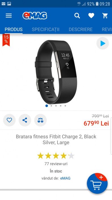 Fitbit emag best sale