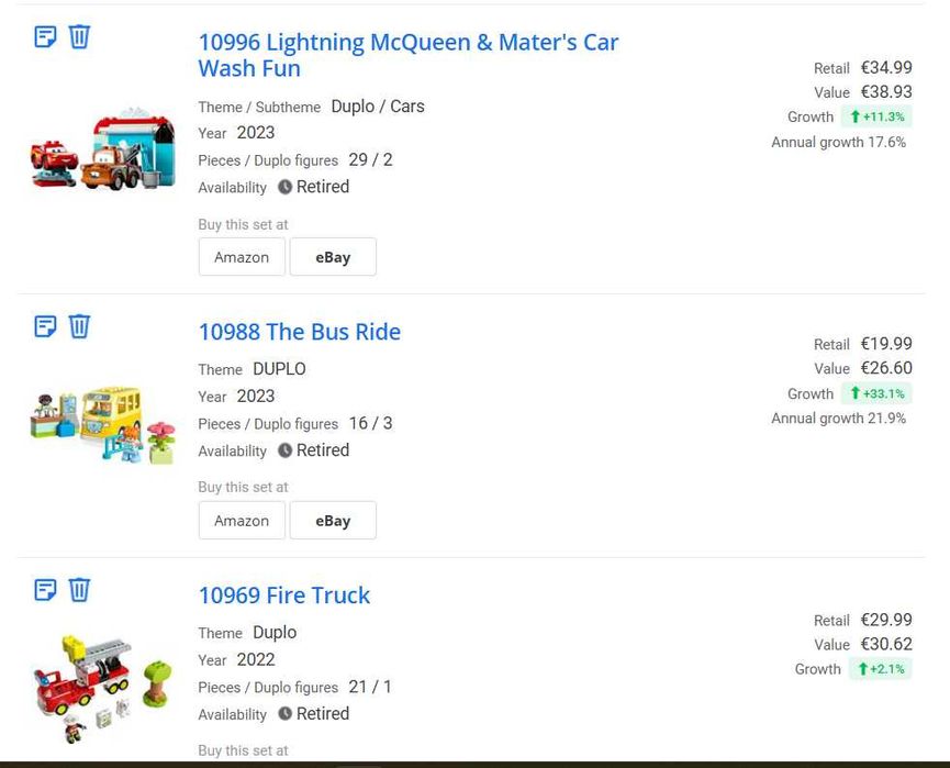 Lego Duplo - 12kg - 13 seturi