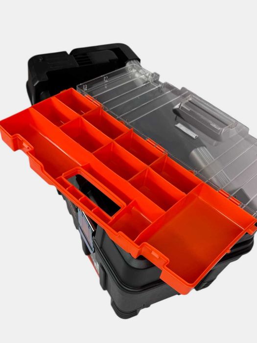 Ящик для инструментов TACTIX 320304 – прочный пластик, 22",
