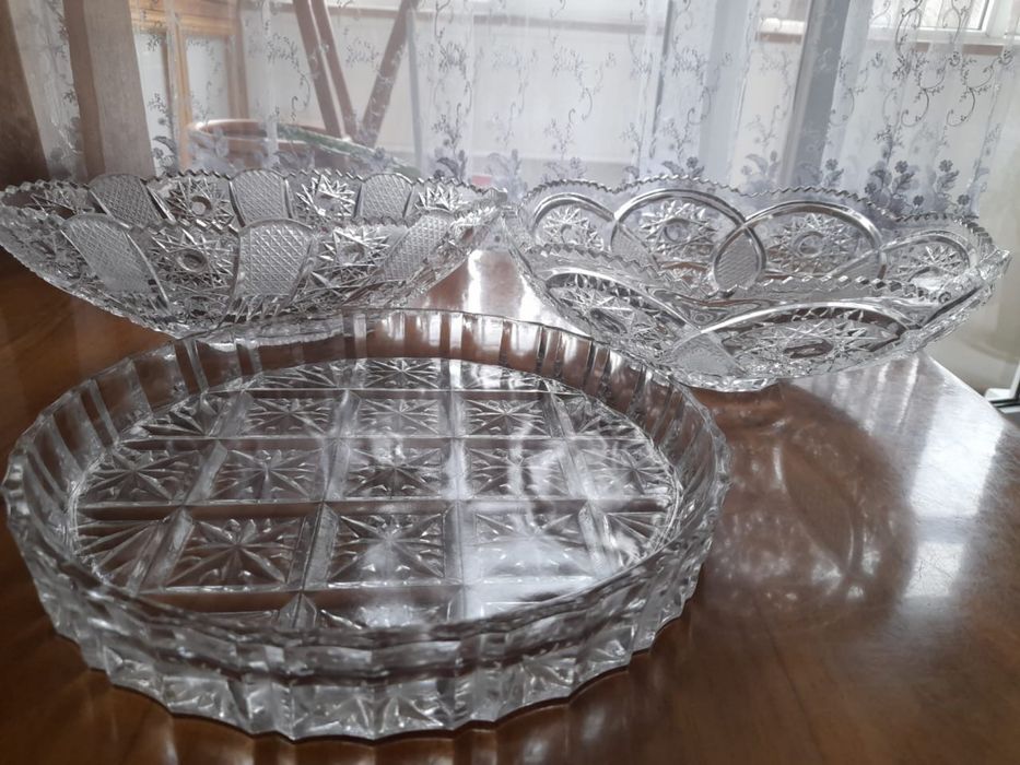 Салатницы хрустальные