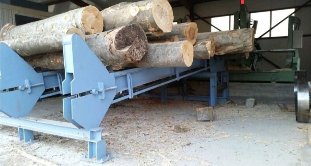 Rampa, transportor busteni alimentare banzic, gater