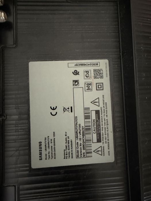 Televizor Samsung Curved pentru piese