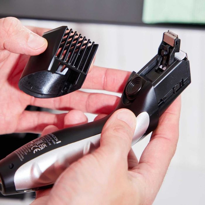 Безжичен тример за брада  Remington MB320C, черен/сребрист