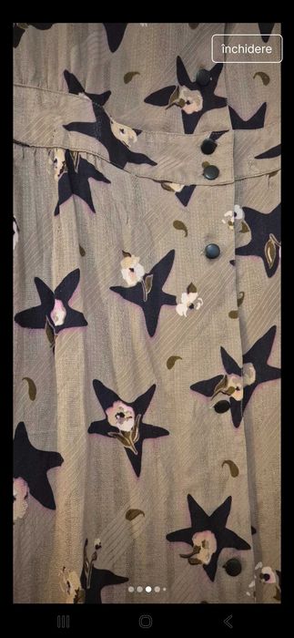 Rochie vintage matase Renzo