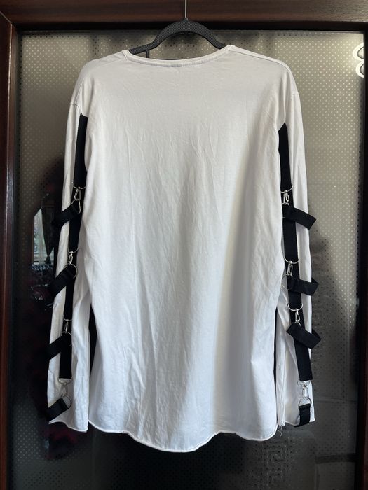 Bluza barbati alb cu negru ICEC - marimea XL - stare foarte buna