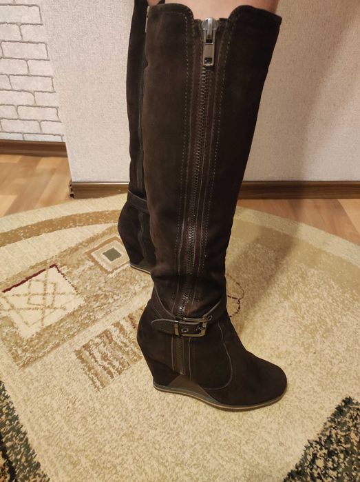 Продам сапоги натуральная замша