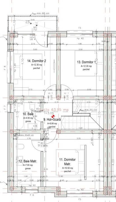 Casa cu 5 camere, 160 mp utili, 200 mp de teren liber, zona Somesului
