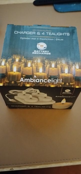 презареждащи се LED чаени свещи