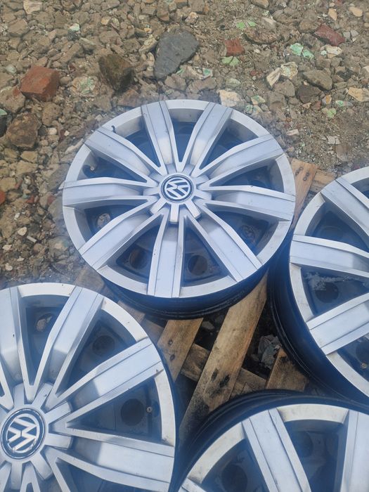 Jante 5x112 R17 originale vw Jante Oțel cu capace