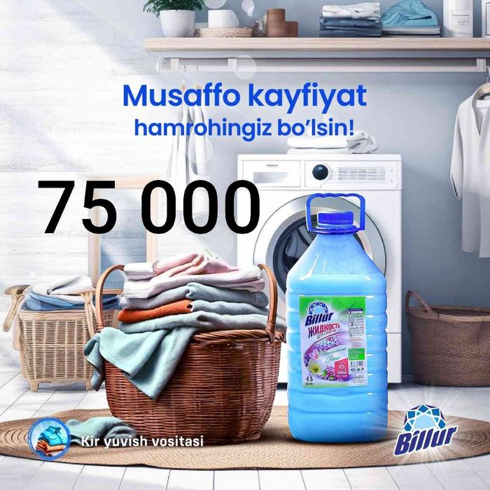 Billur kir yuvish vositalari original va hamyonbop