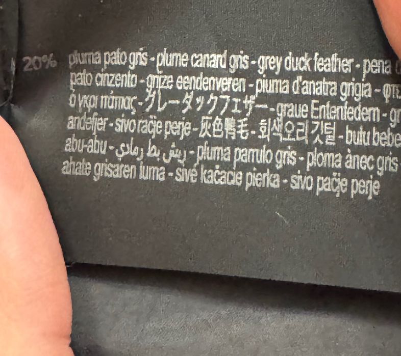 Geaca de puf barbati Zara