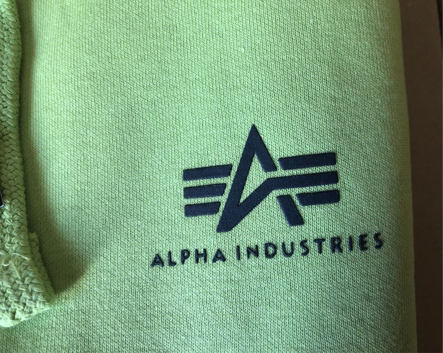 Alpha Industries Basic Small Logo Hoodie ОРИГИНАЛЕН мъжки суичър - М