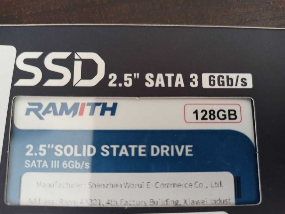 Продам Ram 8GB DDR4 и SSD 128GB для ноутбука