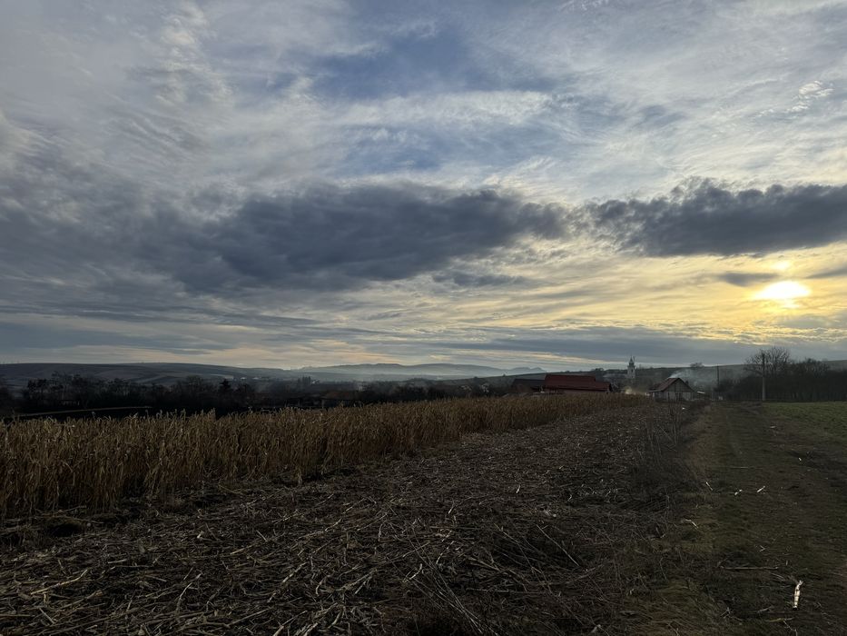 Vand teren in. Ceanu Mic la marginea satului extravilan /intravilan