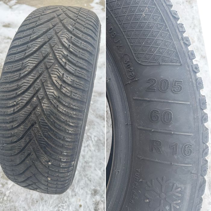 Anvelope iarna 205/60/16 M+S,Kleber Krisalp HP3. 2 buc Dot 24,3 Dot 22