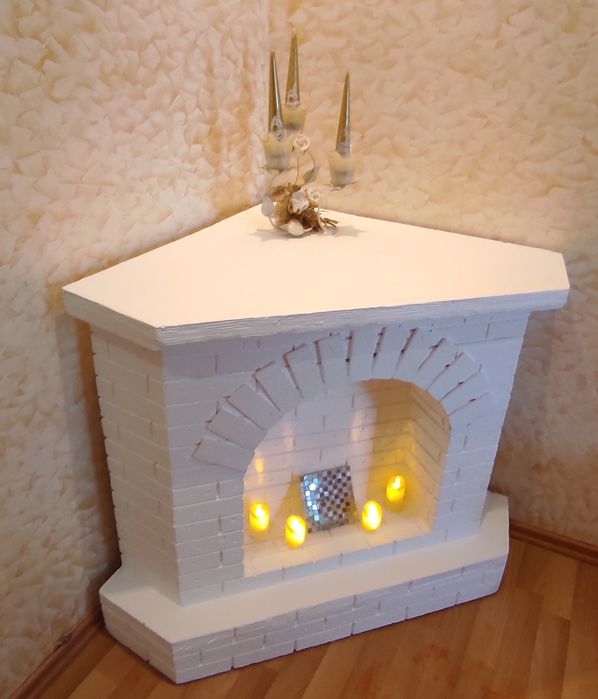 Фальш камин угловой