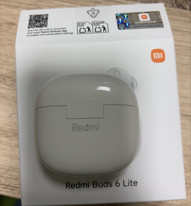 Слушалки тапи с микрофон Redmi bubs 6 lite