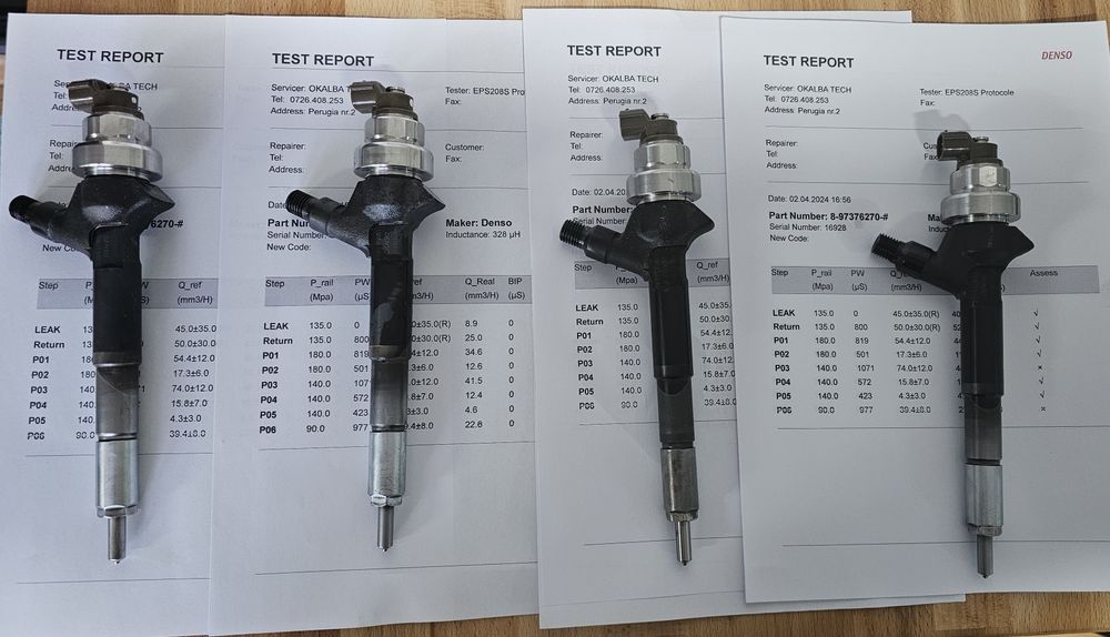 Reparatii injectoare Denso Toyota RAV4 cu fir!