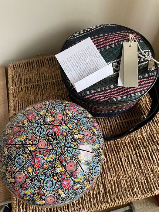 НОВ Перкусионен стоманен музикален барабан, оригинален подарък  20см