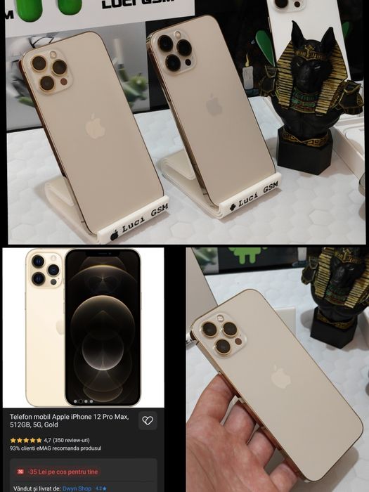 iPhone 12 PRO Max 5G (Gold) 512GB stare deosebită cu 94%  Baterie