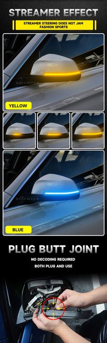 LED Мигачи за Огледала БМВ F30  X1 E84 f20 f34