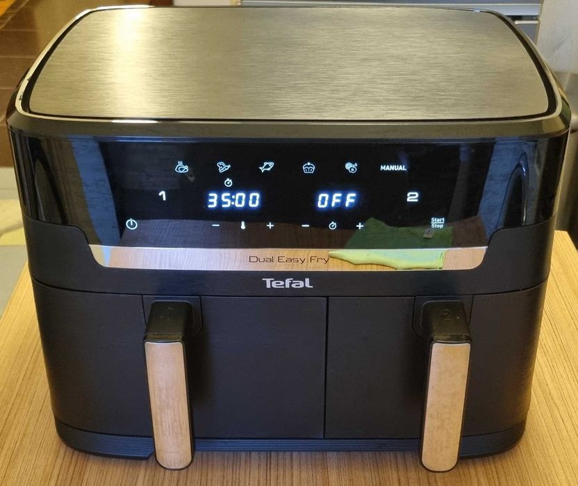 Friteuza cu aer cald Tefal Dual Easy Fry XXL EY9428E0