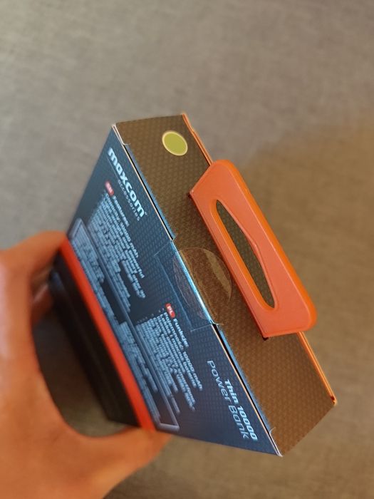 Acumulator extern Maxcom ACC+ THIN, Fast Charge, 10000 mAh, Verde