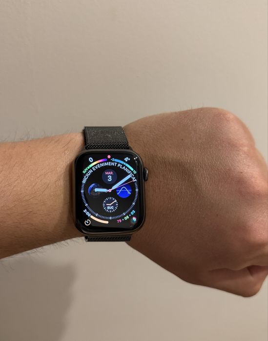 Apple Watch Seria 9 Stainless Steel 100% baterie