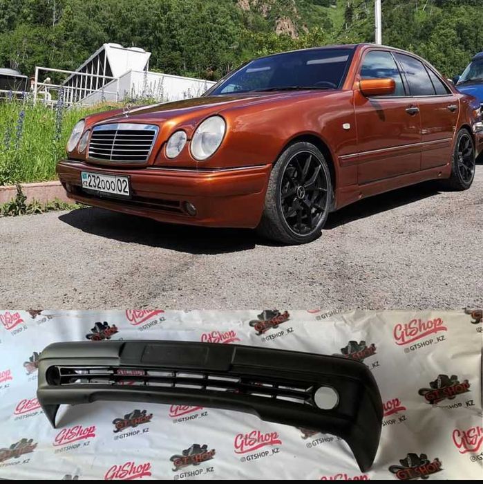 Бампер Mercedes W210 дорест E50 стиль Передний Задний бампер, пороги