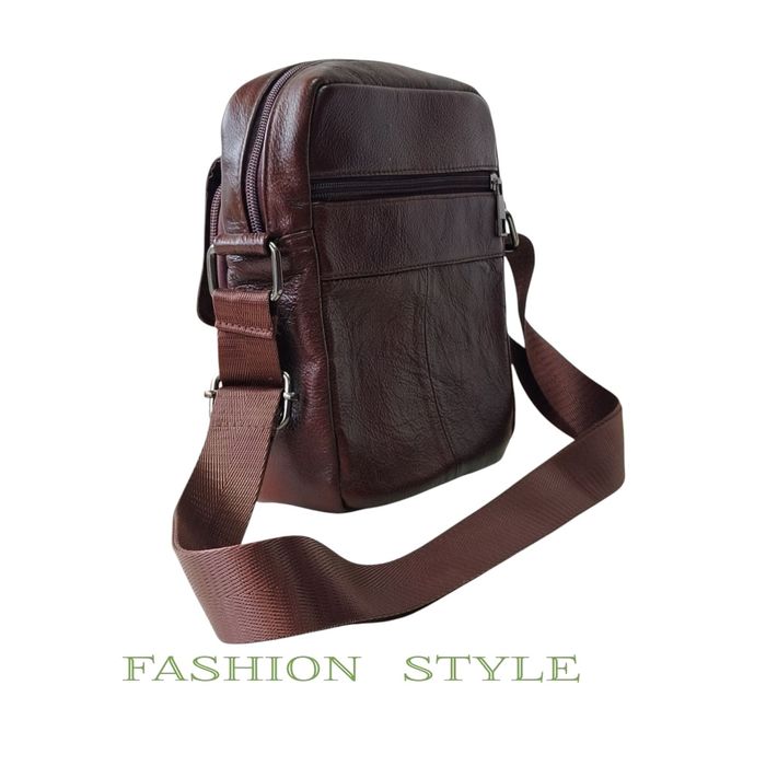 Мъжка чанта от естествена кожа