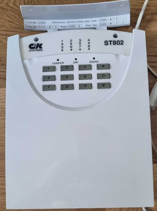 Unitate centrala alarma, efractie, Securit 802, pentru casa sau apartament