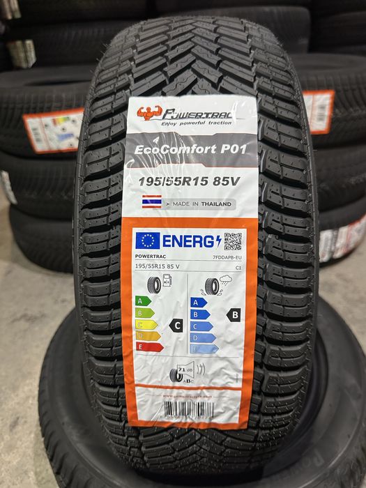 Нови всесезонни гуми POWERTRAC POWERCONTACT A/S 195/55R15 85V БОРД 1955515