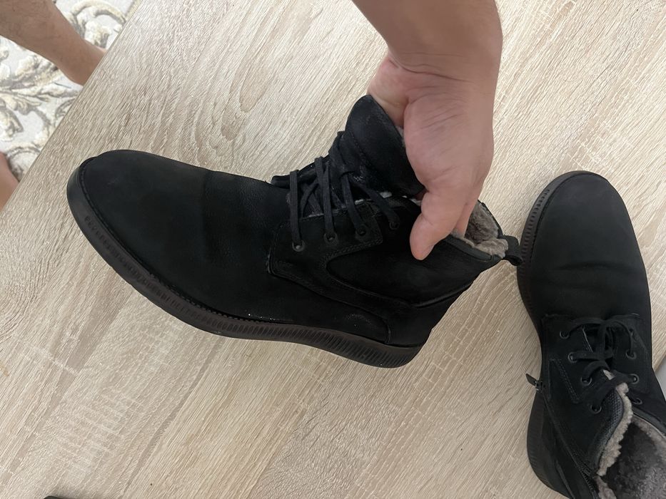 Ботинки зимние 41 размера нат замша