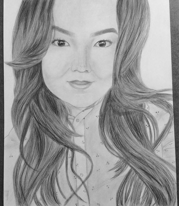 Портрет с карандашом