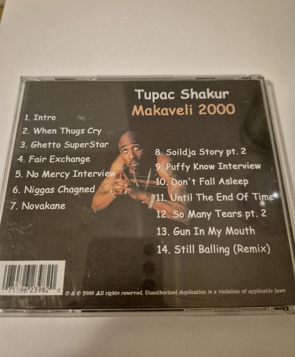 Оригинален диск 2pac Shakur - Makaveli 2000 (bootled)