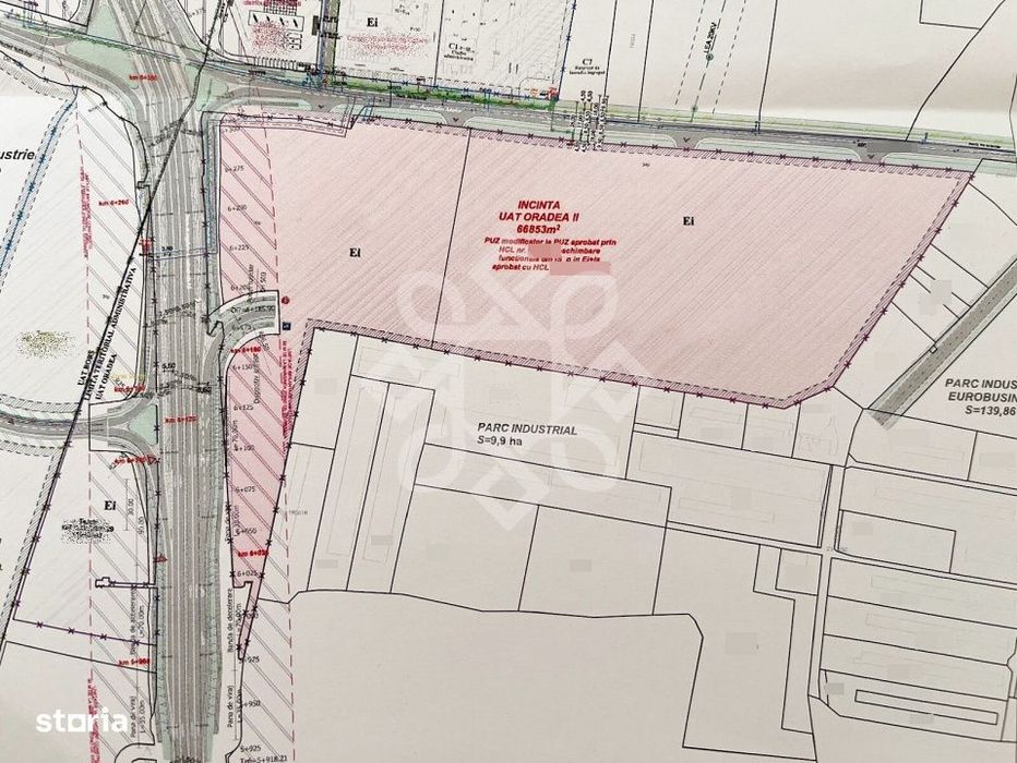 Teren industrial de vanzare cu dublu front, Parc Industrial I Oradea