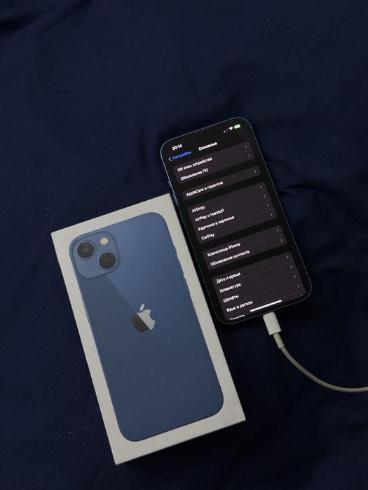Iphone 13 blue 256 gb без ремонта