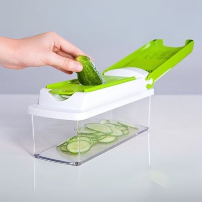 Кухненско Ренде за зеле, моркови с контейнер - Nicer Dicer Plus от 13
