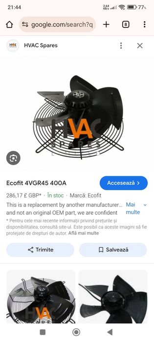 Ventilator industrial