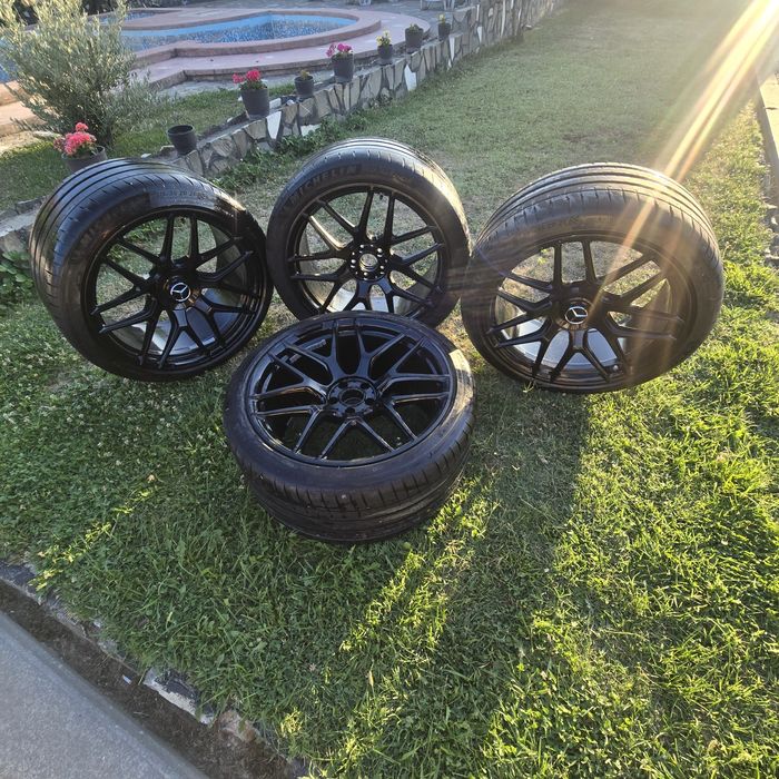 Jante Oroginale R21 Mercedes GT AMG cu cauciucuri michelin