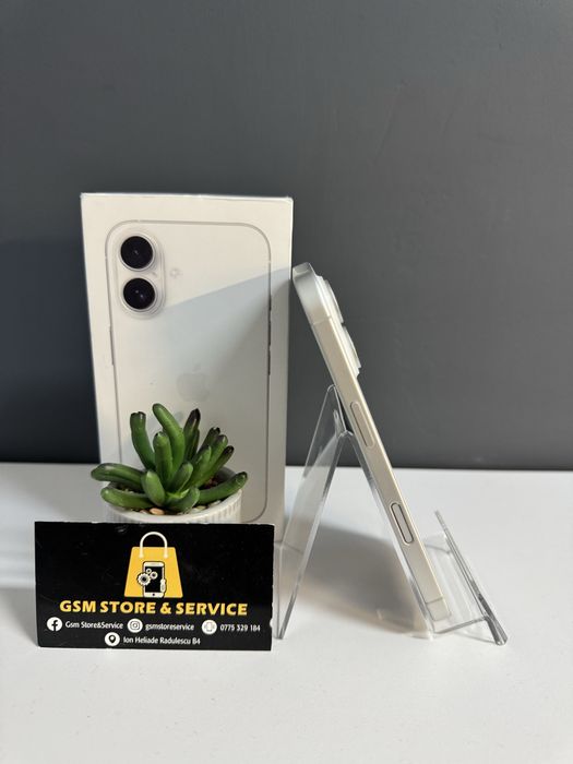 Iphone 16 256Gb White Ca Nou 2 Ani Garantie Gsm Store&Service