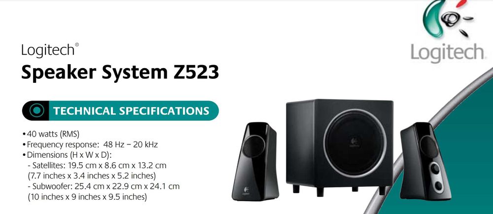 Vand boxe PC Logitec Z523 (2.1)