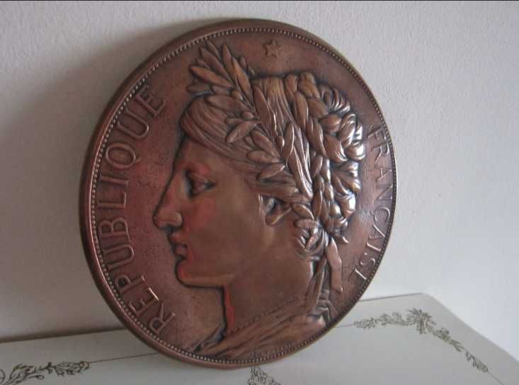 cadou rar Paris J.C.Chaplain  Franta Art Nouveau bronz