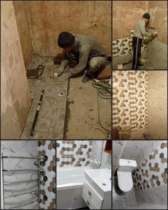 Кафельщик, сантехник.