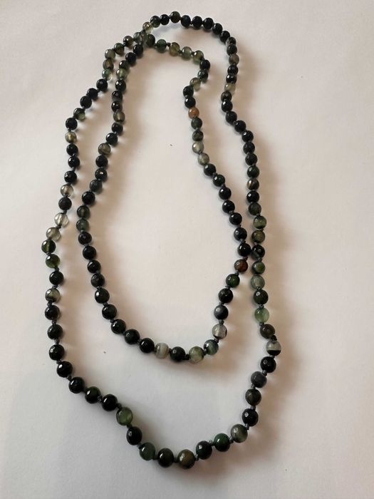 Колие естествени камъни Жадеит/Jadeite