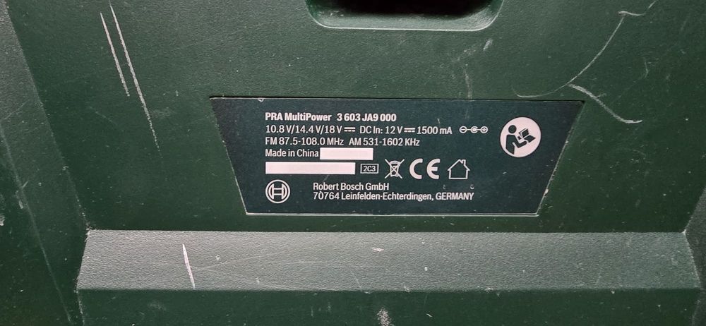 radio șantier Bosch Bluetooth